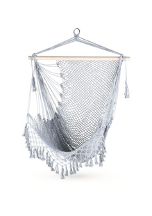 Outtec Boho hanging hammock chair, grey
