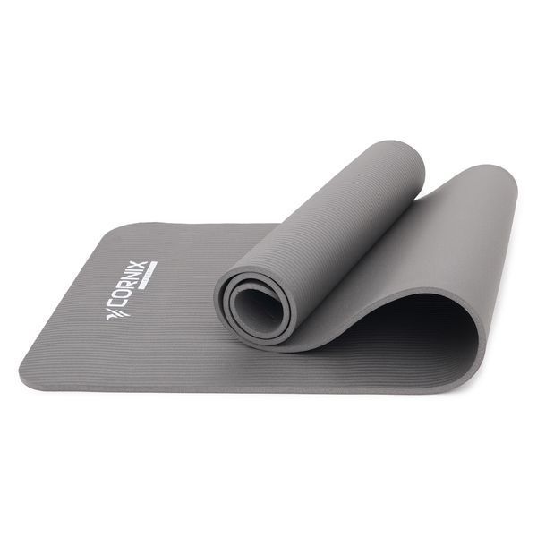 Cornix NBR 183 &times; 61 &times; 1 cm Sports Mat for Yoga and Fitness XR-0012 Grey