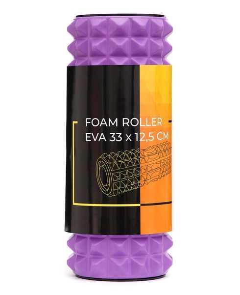 Масажний ролик Cornix EVA 33 &times; 12.5 см (валик, роллер) XR-0338 Violet &mdash; фото
