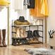 Leobert Neo Clean freestanding shoe rack with 6 tiers, black