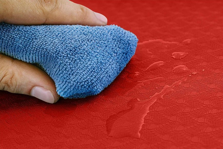 Мат для фітнесу та йоги Hop-Sport TPE 0,6 см HS-T006GM, червоний