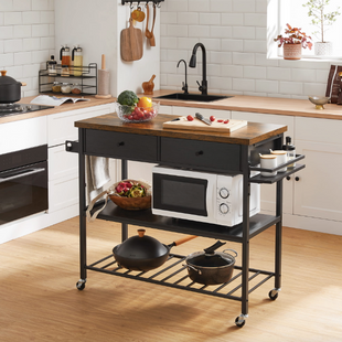 Leobert Cosmo Loft-Style Kitchen Shelving Trolley