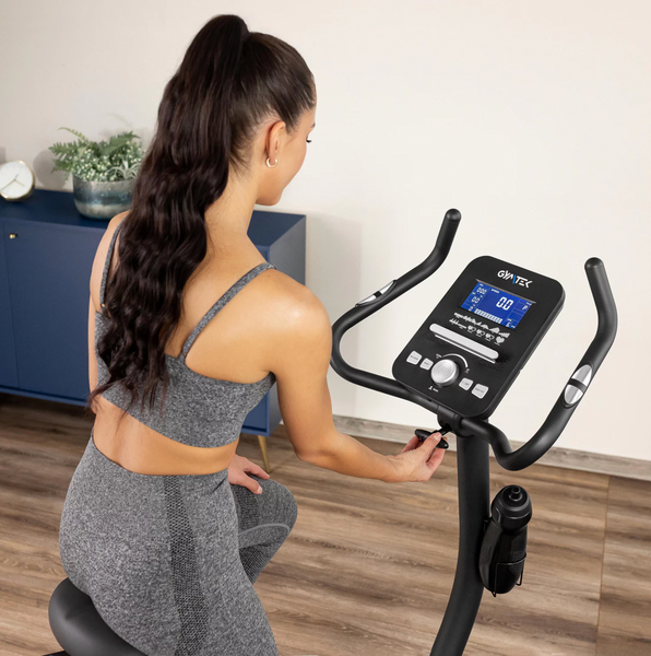 Велотренажер Gymtek XB3000 електромагнітний, до 150 кг, синій