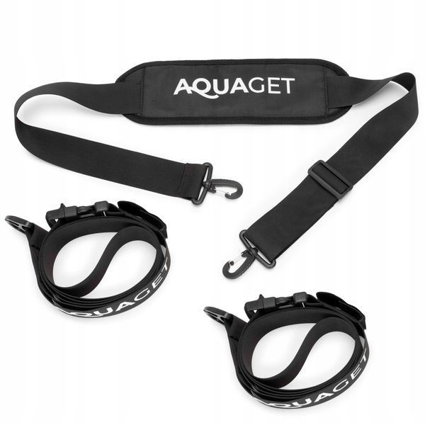 Aquaget AQ0052 SUP Board Carrying Strap, Shoulder, Black