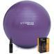 Фітбол Cornix Anti-Burst XR-0022, 65 см, з насосом, фіолетовий &mdash; фото 1