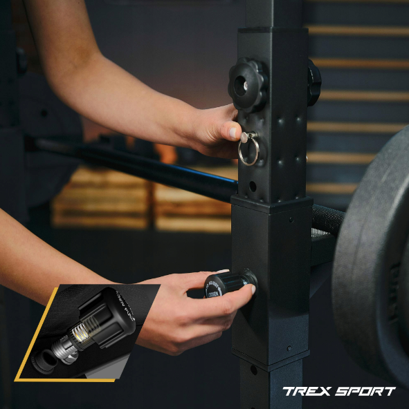 Trex Sport TX-090S Adjustable Barbell Stands