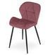 Leobert Mango dining chair dark pink, velvet