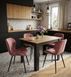 Leobert Mango dining chair dark pink, velvet