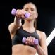 Неопреновые гантели для фитнеса Gymtek Hex 2 &times; 1 кг, лавандовый &mdash; фото 2