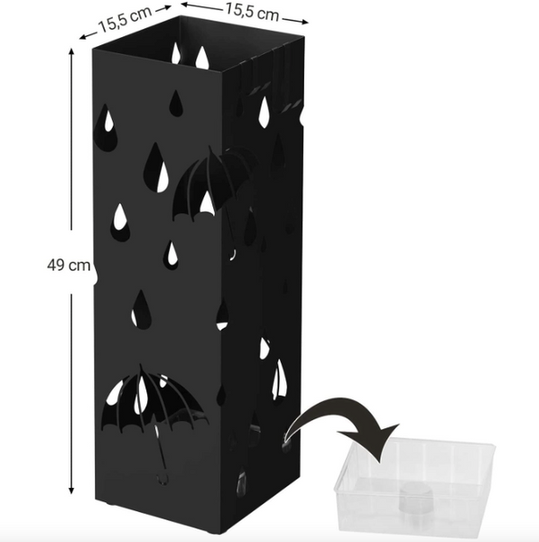 Leobert Marvik Umbrella Stand, black