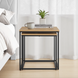 Leobert Nika Square Natural Coffee Table Set