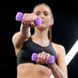 Гантелі для фітнесу неопренові Gymtek Hex 2 &times; 2 кг, бузковий 5905884425978 фото 4