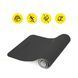 Cornix TPE Sports Mat 183 &times; 61 &times; 0.6 cm for Yoga and Fitness XR-0349 Black/Grey