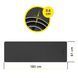 Cornix TPE Sports Mat 183 &times; 61 &times; 0.6 cm for Yoga and Fitness XR-0349 Black/Grey