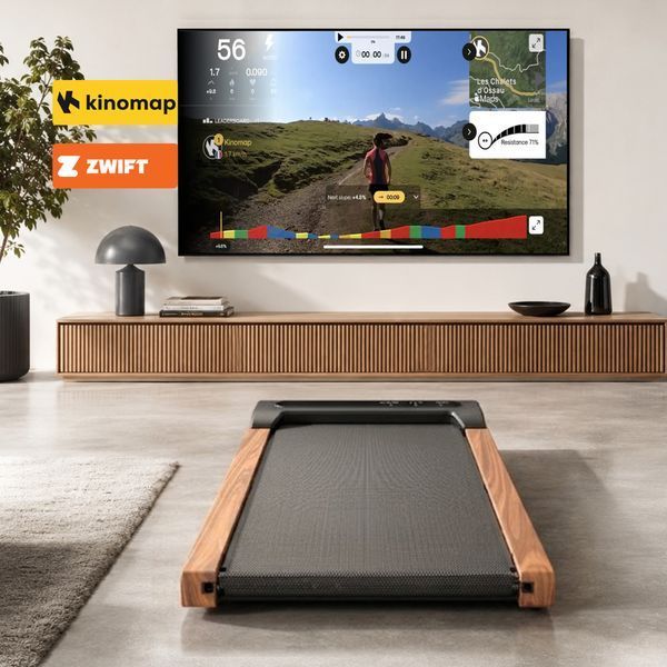 Беговая дорожка для ходьбы Cornix Diana Walking Pad, электрическая, портативная, цвет дуб &mdash; фото