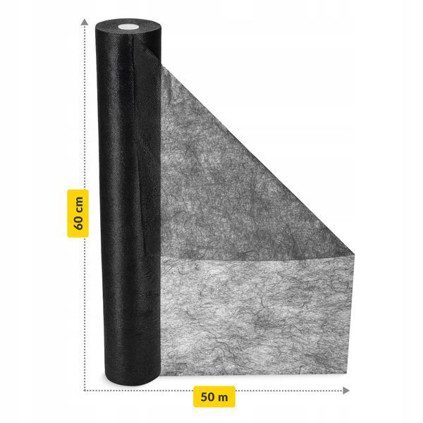 Простирадло одноразове 4FIZJO 50 м x 60 см в рулоні 18 г/м&sup2; Black (P-5905973406826)