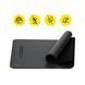 Килимок спортивний Cornix PU 183 &times; 68 &times; 0.4 см для йоги та фітнесу XR-0317 Black &mdash; фото 8