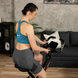 Hop-Sport HS-3020X Quest X-Bike Exercise Bike, Magnetic, Up to 100 kg, Black-Red