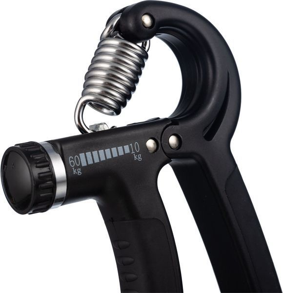 Gymtek 5 in 1 hand and finger gripper set with case, ABS, black