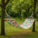 Jumi Garden fabric hammock with spreader bar and cover, tropical