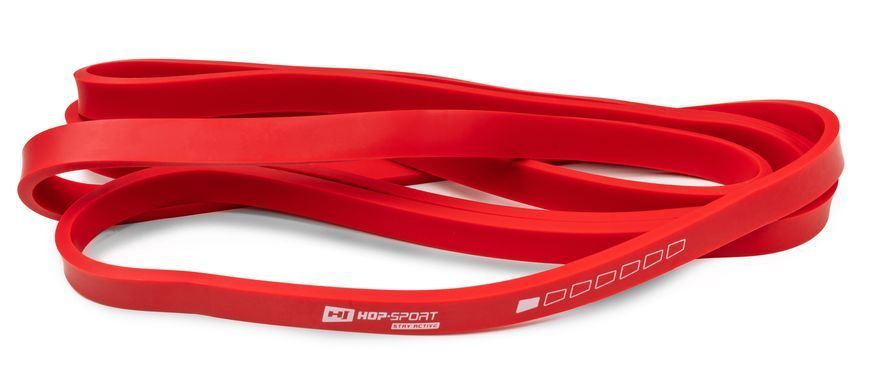 Резинка для фітнесу Hop-Sport 7-16 кг HS-L013RR, Латекс, опір 7-16, червона