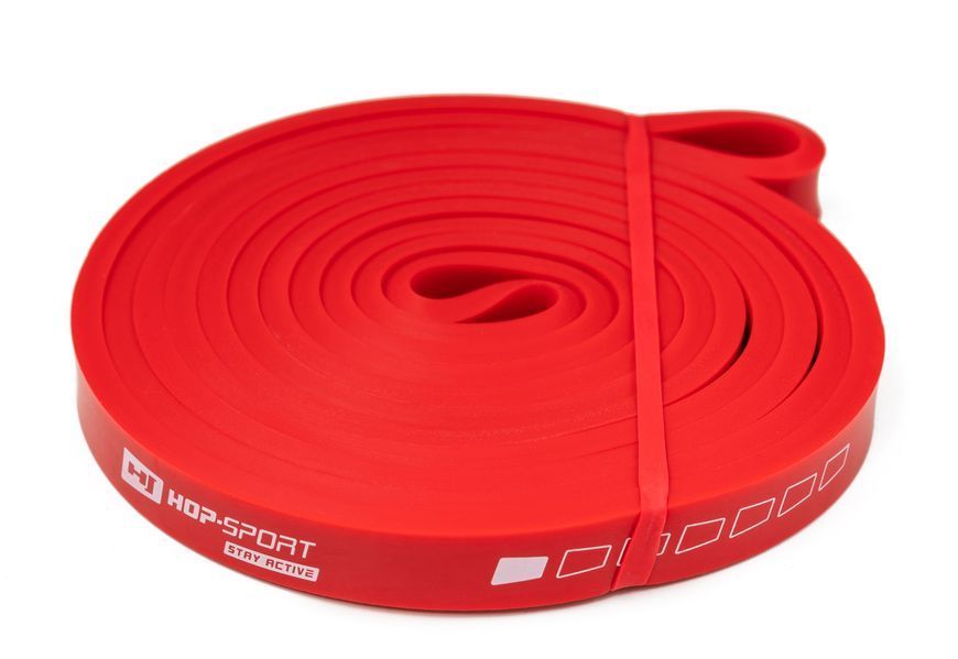 Резинка для фітнесу Hop-Sport 7-16 кг HS-L013RR, Латекс, опір 7-16, червона