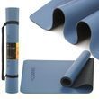 Спортивный коврик Cornix PU 183 &times; 68 &times; 0.4 см для йоги и фитнеса XR-0319 Blue