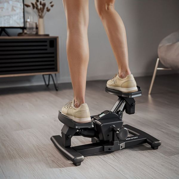 Hop-Sport HS-060S 2v1 Snash Stepper, up to 110 kg, black