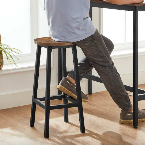 Leobert Kidol Bar Table and 2 Bar Chairs in Loft Style