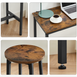 Leobert Kidol Bar Table and 2 Bar Chairs in Loft Style