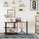 Стіл L-подібний Costway King обертовий в стилі Loft &mdash; фото 8