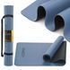 Спортивный коврик Cornix PU 183 &times; 68 &times; 0.4 см для йоги и фитнеса XR-0319 Blue &mdash; фото 1