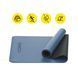 Спортивный коврик Cornix PU 183 &times; 68 &times; 0.4 см для йоги и фитнеса XR-0319 Blue &mdash; фото 9