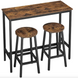 Leobert Kidol Bar Table and 2 Bar Chairs in Loft Style