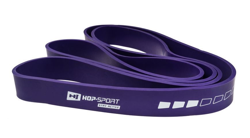 Резинка для фітнесу Hop-Sport 16-39 кг HS-L032RR, Латекс, опір 16-39, фіолетова 5902308217485 фото