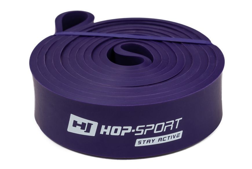 Резинка для фітнесу Hop-Sport 16-39 кг HS-L032RR, Латекс, опір 16-39, фіолетова 5902308217485 фото