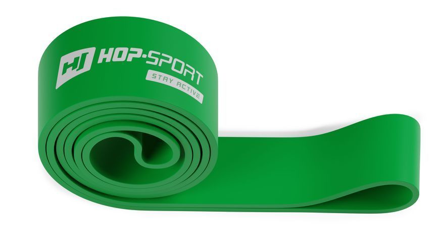 Hop-Sport fitness band 23-57 kg HS-L044RR, Latex, resistance 23-57, green