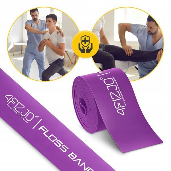 4FIZJO Floss Band Compression Band 207 &times; 5 &times; 0.15 cm Violet