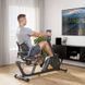 Hop-Sport HS-4500L Arkil recumbent exercise bike, electromagnetic, up to 120 kg, black-gold