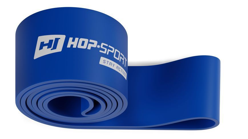 Резинка для фітнесу Hop-Sport 28-80 кг HS-L064RR, Латекс, опір 28-80, синя