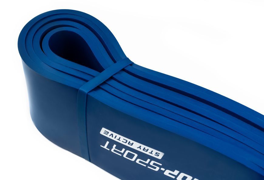 Резинка для фітнесу Hop-Sport 28-80 кг HS-L064RR, Латекс, опір 28-80, синя