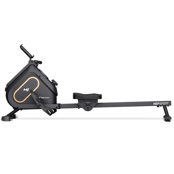 Hop-Sport HS-085R Bazel Magnetic Rowing Machine, up to 120 kg, Black and Gold