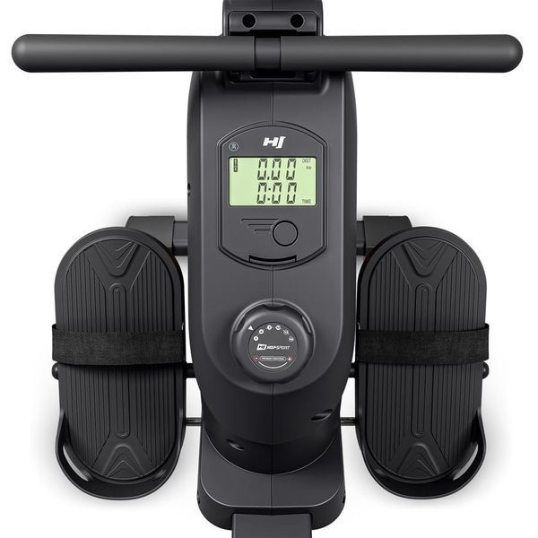 Hop-Sport HS-085R Bazel Magnetic Rowing Machine, up to 120 kg, Black and Gold
