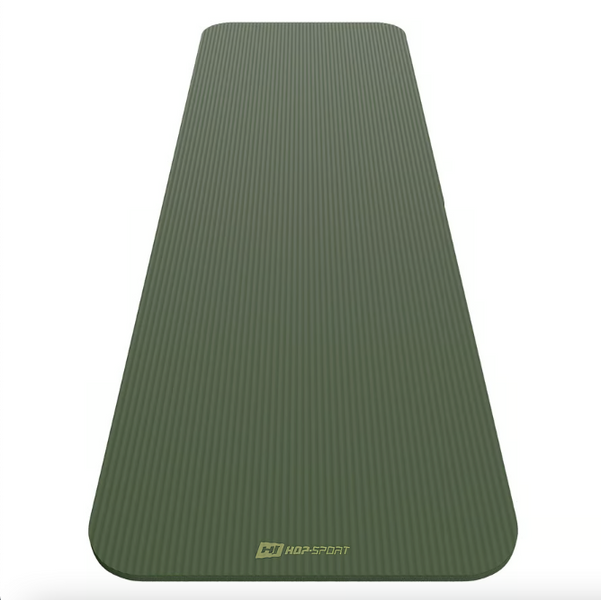 Коврик для йоги Hop-Sport HS-NB015GM NBR 1,5см темно-зелений