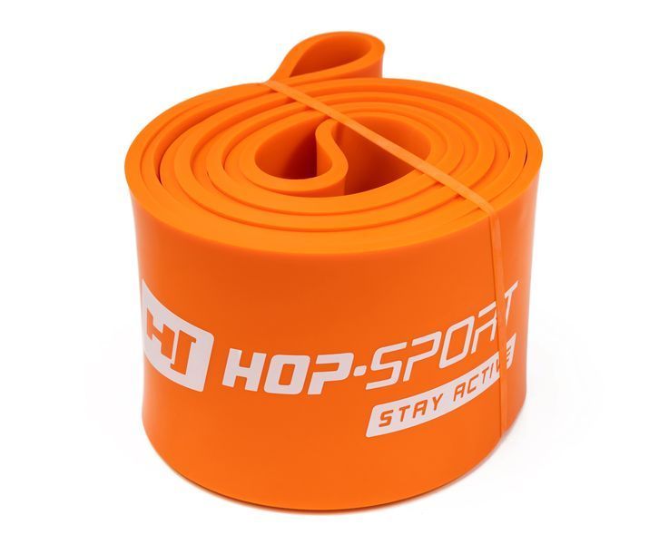 Резинка для фітнесу Hop-Sport 37-109 кг HS-L083RR, Латекс, опір 37-105, помаранчева 5902308217515 фото