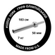 York Fitness straight Olympic barbell 183 cm (50 mm)