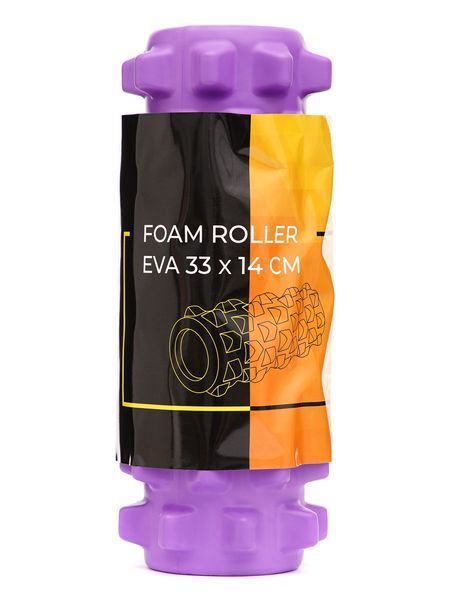 Cornix EVA Massage Roller 33 &times; 14 cm (massage cylinder, roller) XR-0322 Violet