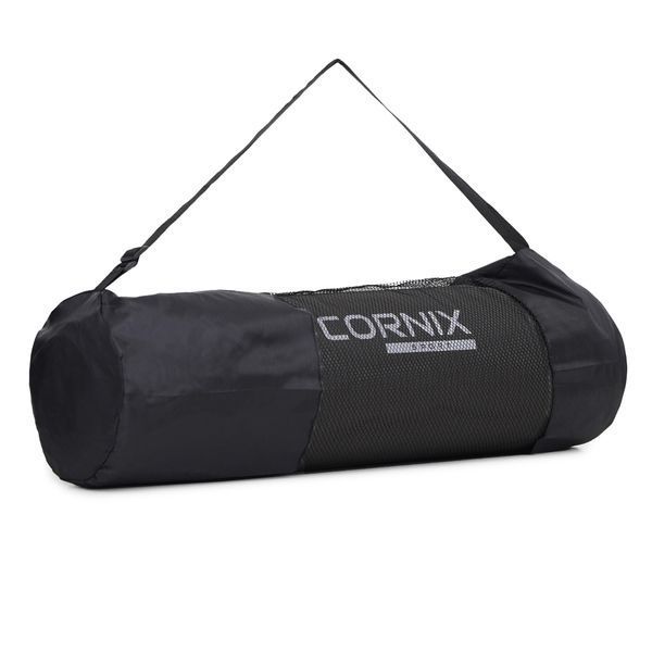 Спортивный коврик Cornix NBR 183 &times; 61 &times; 1 см для йоги и фитнеса XR-0013 Black &mdash; фото