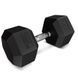 Гантеля шестигранна прогумована TX-250RD Trex Sport 25 кг, Гума, чорна 5902308235465 фото 1