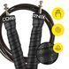 Скакалка скоростная для CrossFit Cornix Speed Rope Pro XR-0524, с утяжелителем, чёрная &mdash; фото 4